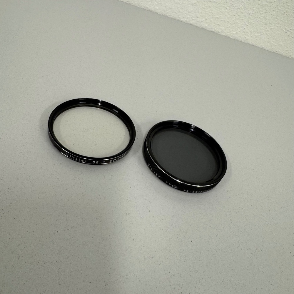 Vivitar 55mm UV and Polarizing Camera‎ Lens Filters Lot